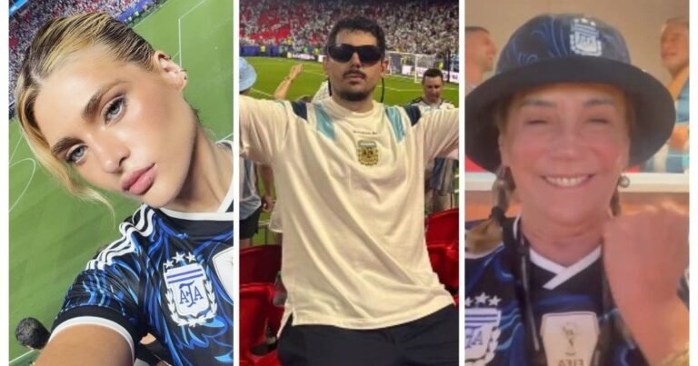 Euforia y emoción: así festejaron los famosos el pase de la Selección Argentina a semifinales