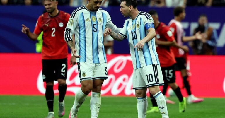 El 1x1 de Argentina vs Egipto en el Mundial 2026: Paredes la gran figura, los que tienen que levantar y la leyenda que continúa