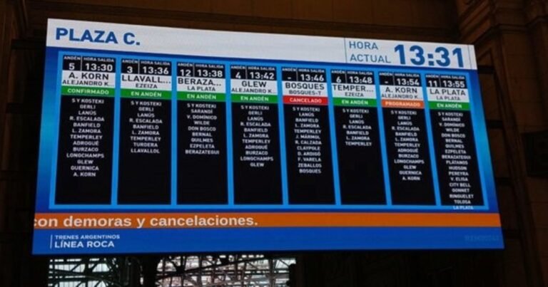 Muchas complicaciones para viajar en la previa de Argentina-Inglaterra en el Mundial: trenes y colectivos llenos y con demoras