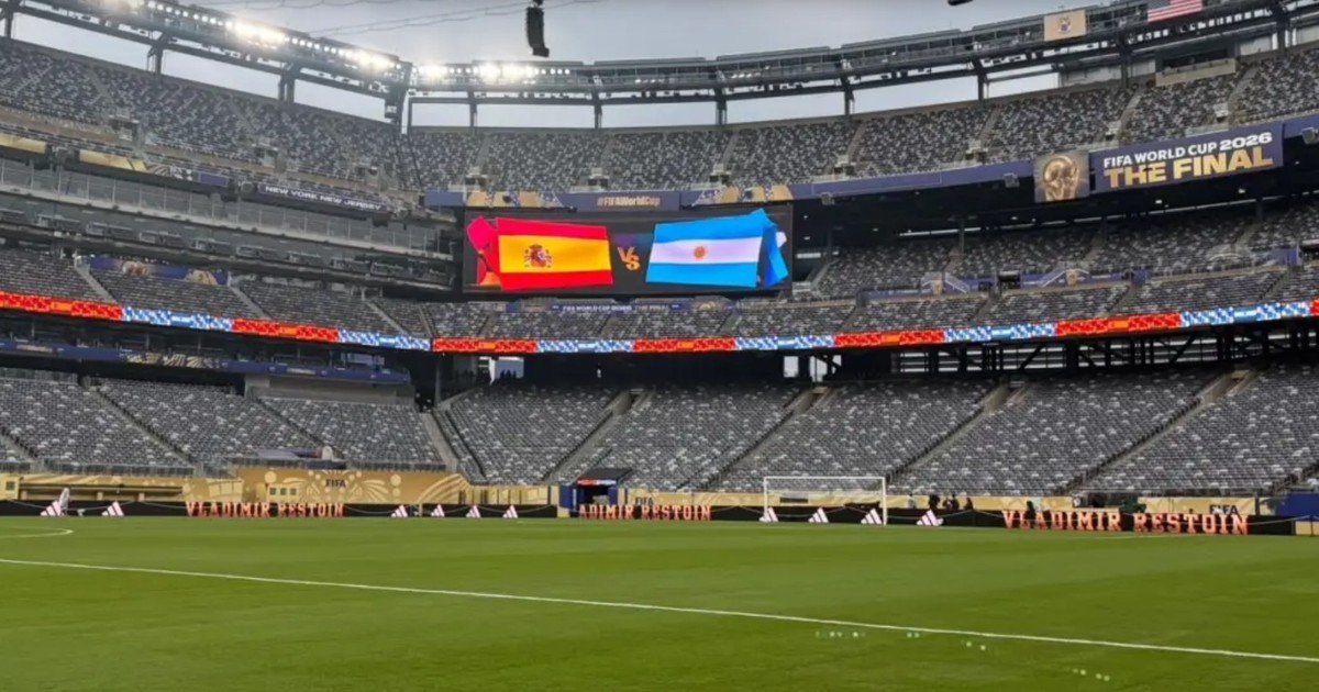 Millones en juego: Nueva Jersey le reclama a la FIFA parte de la recaudación por la venta del césped en la final Argentina - España por el Mundial 2026