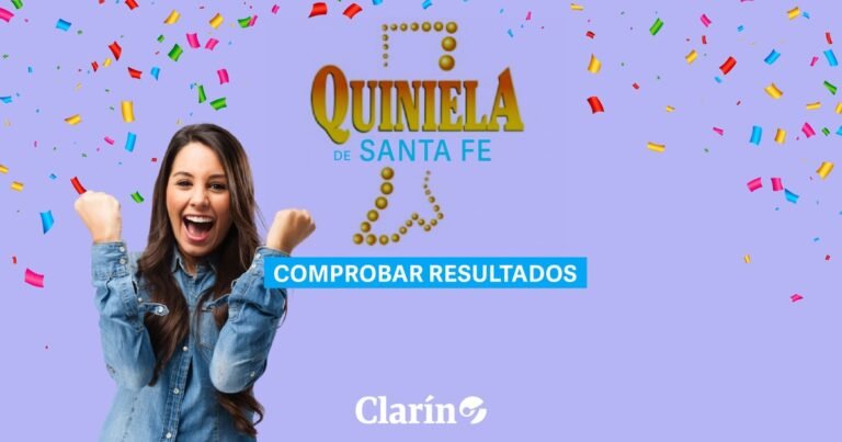 Quiniela de Santa Fe: resultado del sorteo de la Vespertina de hoy, jueves 06 de agosto