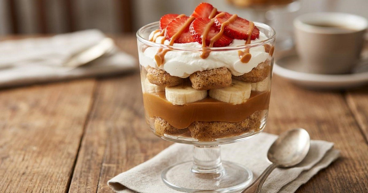 Trifle de dulce de leche
