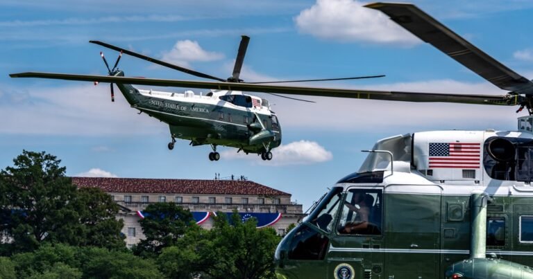 Investigan un incidente entre un avión comercial y el helicóptero de Donald Trump en el cielo de Washington