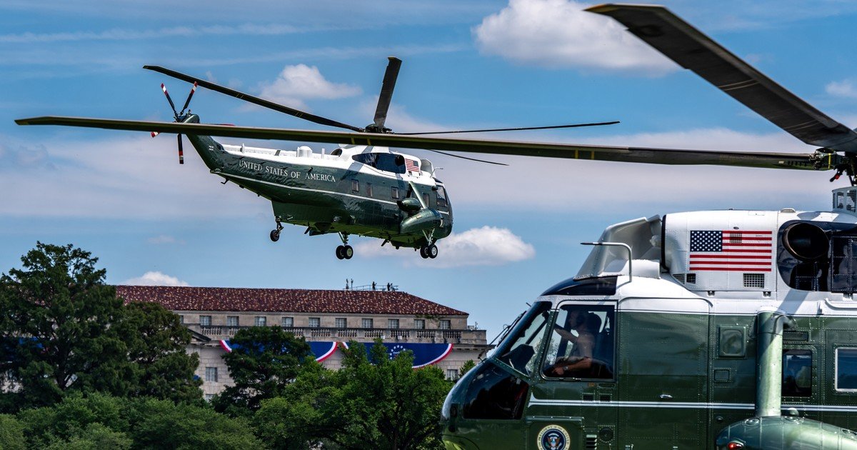 Investigan un incidente entre un avión comercial y el helicóptero de Donald Trump en el cielo de Washington