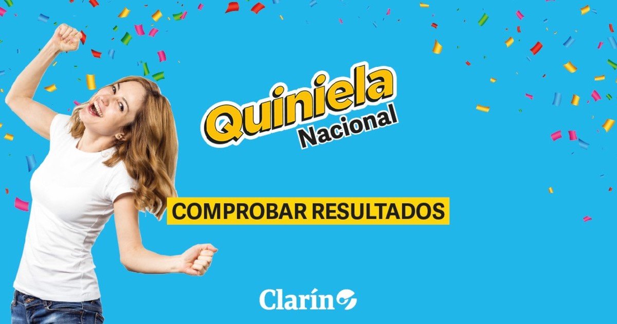 Quiniela Nacional: resultado del sorteo de la Vespertina de hoy, miércoles 12 de agosto