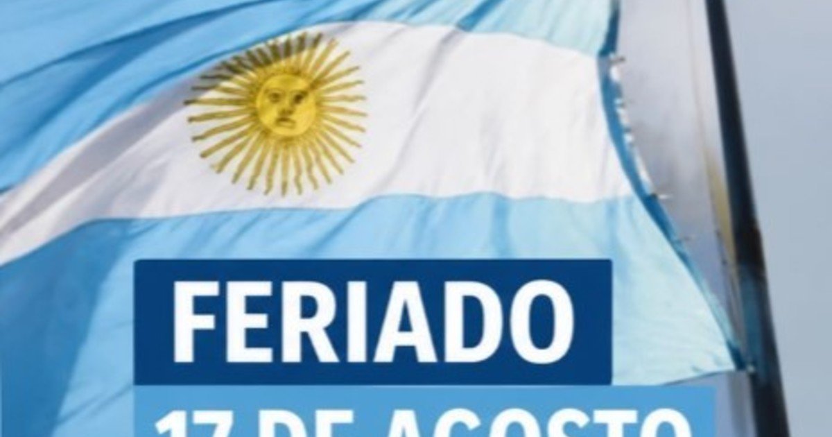 Feriado del 17 de agosto: qué se celebra y por qué es fin de semana largo