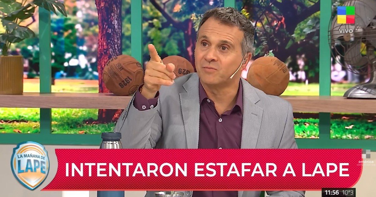 Intentaron estafar a Sergio Lapegüe usando la identidad de su hija: "Nos preocupamos"