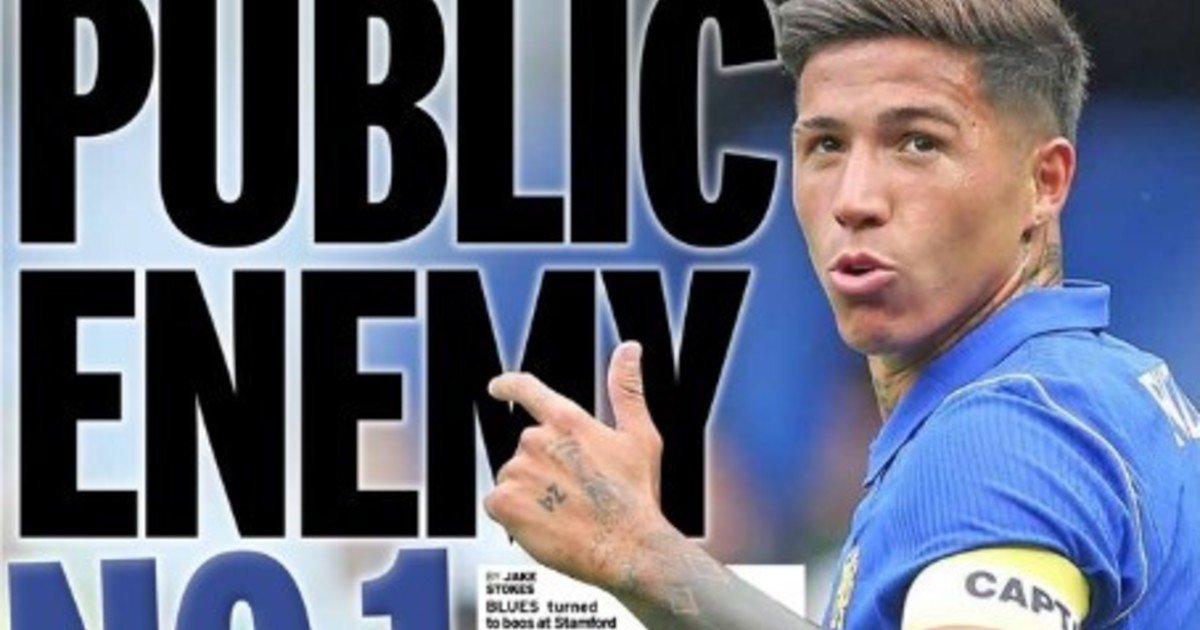 Enzo Fernández volvió al Chelsea y la prensa inglesa fue lapidaria: qué dijeron tras los silbidos en Stamford Bridge