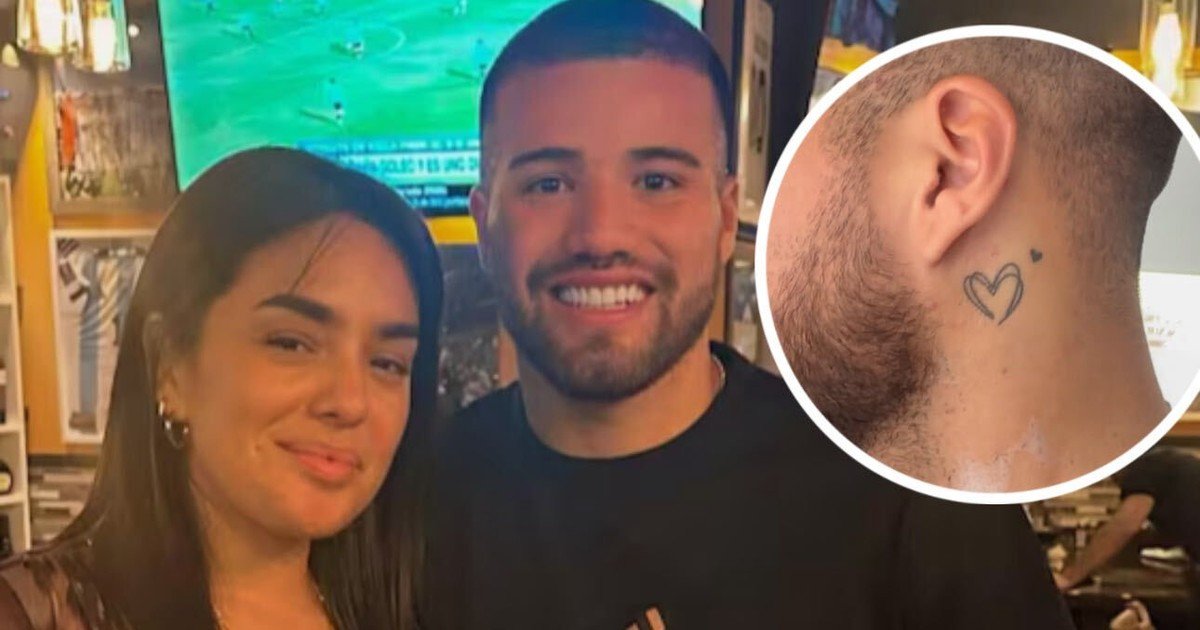 El Chelo Weigandt se tapó el tatuaje que se hizo con Ángela Leiva: "Borrando una historia del pasado"