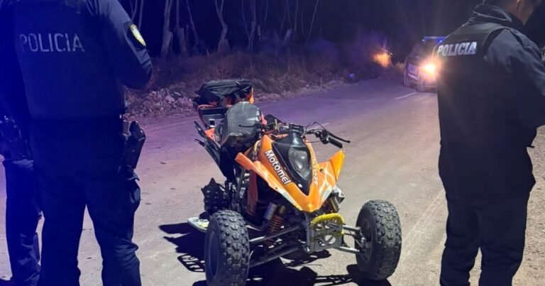 Una adolescente de 17 años murió al caer de su cuatriciclo durante un paseo familiar en Mendoza