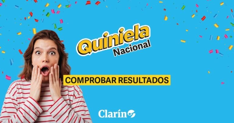 Quiniela Nacional: resultado del sorteo de la Matutina de hoy, lunes 03 de agosto