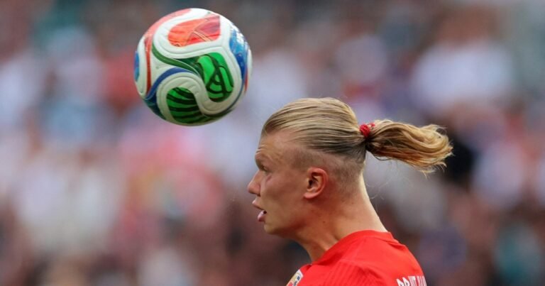 El drástico cambio de look de Erling Haaland: se rapó el pelo y sorprende con su nueva imagen