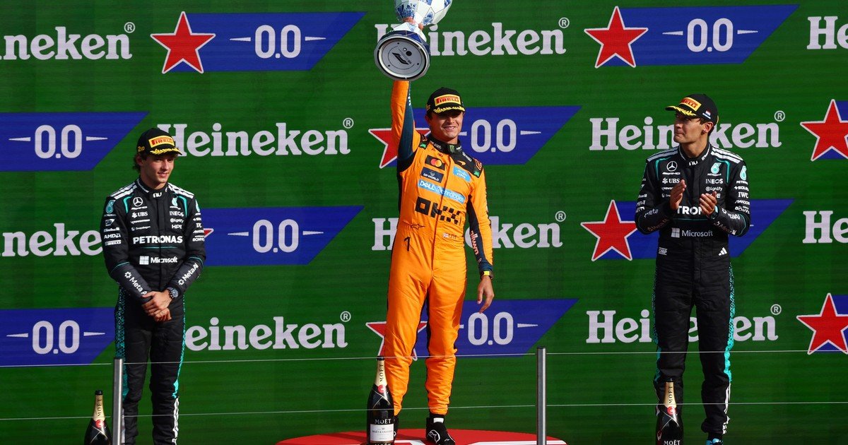 Lando Norris ganó el caótico GP de Países Bajos: el vigente campeón de Fórmula 1 sumó su segundo triunfo seguido tras el accidente de Verstappen