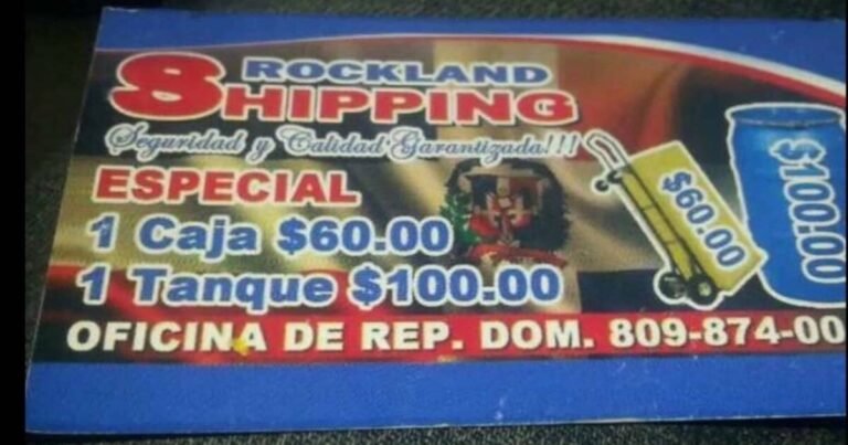 Caso Rockland Shipping | Arrestan a un hombre por esquema de fraude relacionada con envíos de cajas desde Nueva York a República Dominicana