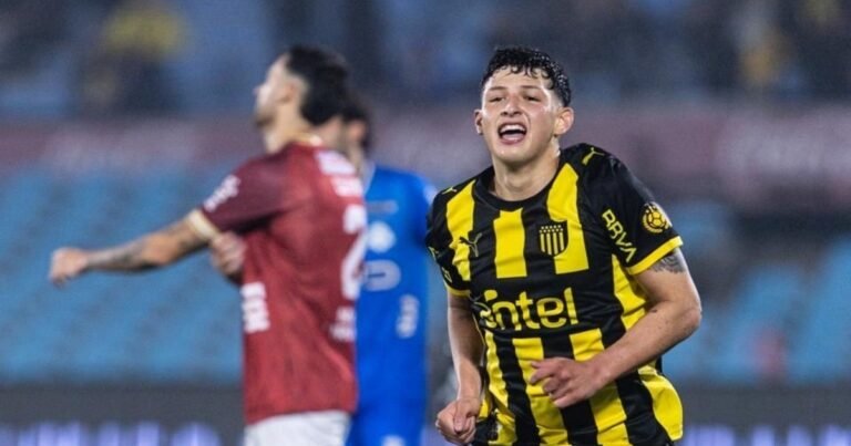 Leonel Jaime y otra actuación para el lamento de River: el golazo para que Peñarol sea campeón del Torneo Intermedio en Uruguay