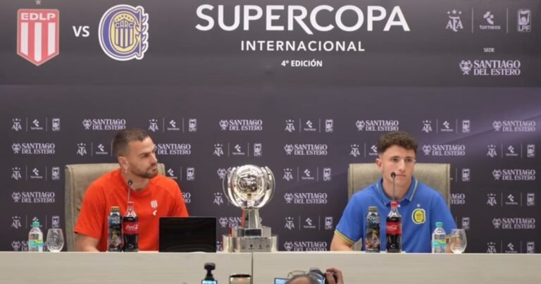 En la previa de la final entre Estudiantes y Central, Ovando le reclamó a González Pirez por el "espaldazo" en plena conferencia de prensa