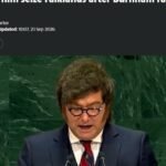 "Exigencia escandalosa": así reflejaron los medios británicos el discurso de Milei en la ONU con el reclamo por Malvinas