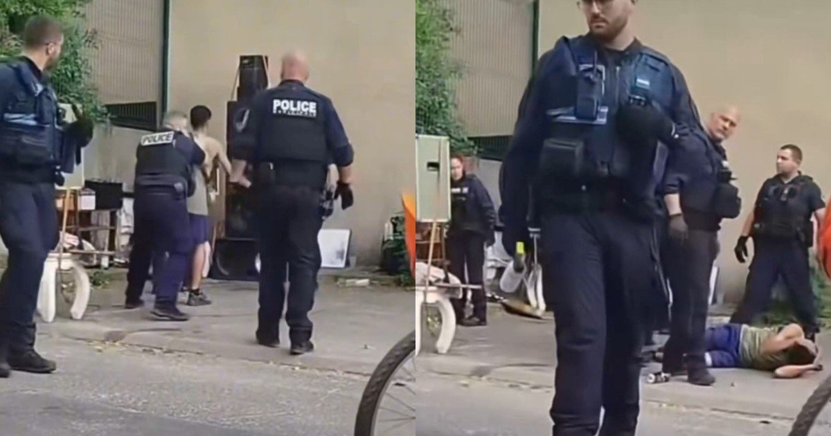 Francia: investigan a un policía por arrojar violentamente al suelo a un hombre que murió días después