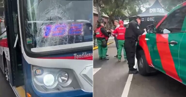 Un joven de 30 años murió atropellado por un colectivo en la avenida Santa Fe