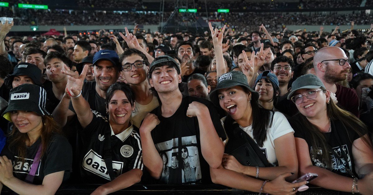 Oasis y el público argentino: la foto de un show en River que ganó un premio internacional