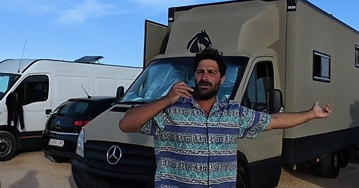 José Antonio decidió vivir en una autocaravana y renunciar a los gastos de una casa: “No pago hipoteca, agua ni luz”