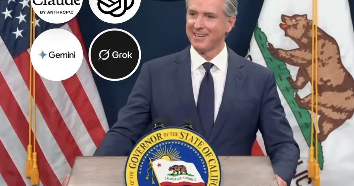 Oficial en California | Gavin Newsom firmó las primeras leyes de protección contra la IA respaldadas por Anthropic y OpenAI: exige a Trump que imite la medida