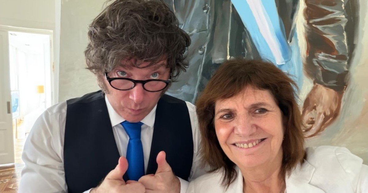 Patricia Bullrich se enoja y repite  "loco", mientras Milei se aferra a los gobernadores