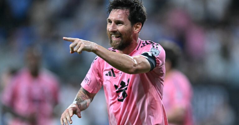 Lionel Messi, campeón por 47° vez: gol y asistencia para que Inter Miami le gane a Cruz Azul la Campeones Cup en el debut de Kily González