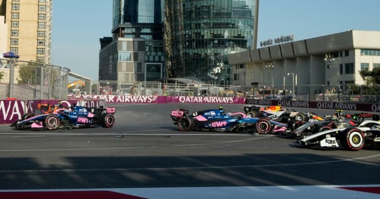 Franco Colapinto y la maniobra que lo dejó fuera de carrera: se pasó, chocó a Gasly y puede traerle consecuencias en Alpine