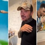 El impresionante mural que Marcelo Tinelli hizo pintar en el cuarto de su hijo Lolo: Messi, San Lorenzo y una inesperada comparación