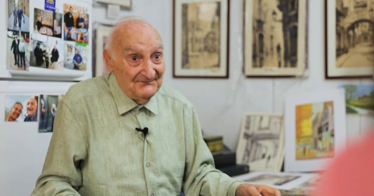 Joan Vaello y su sencilla rutina al empezar el día a los 100 años: "Siempre antes de comer algo me tomo un vaso de agua"