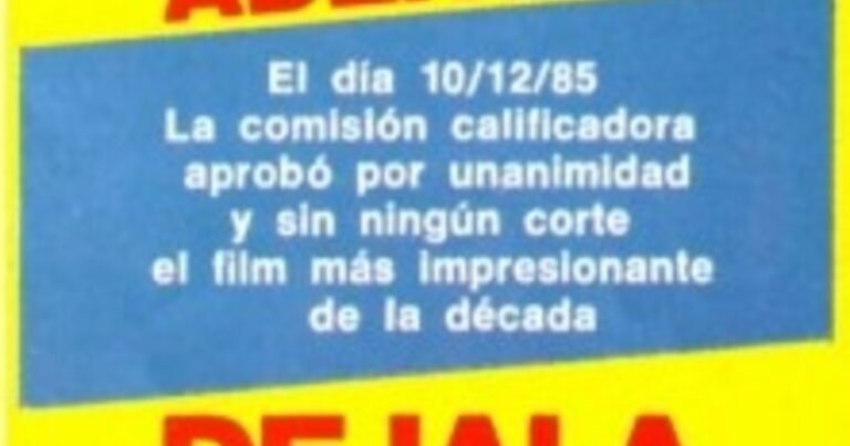La leyenda de "Déjala morir adentro", la película del título incómodo y fascinante