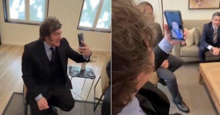 "Che, dicen que no me que querés más... ¡Ja!", Milei subió un video hablando con el líder de Vox, Santiago Abascal, y se burló de las versiones de un distanciamiento