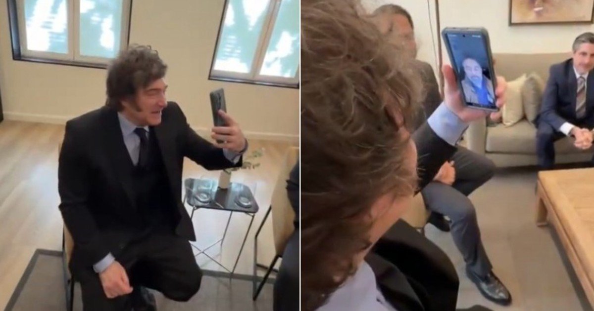 "Che, dicen que no me que querés más... ¡Ja!", Milei subió un video hablando con el líder de Vox, Santiago Abascal, y se burló de las versiones de un distanciamiento