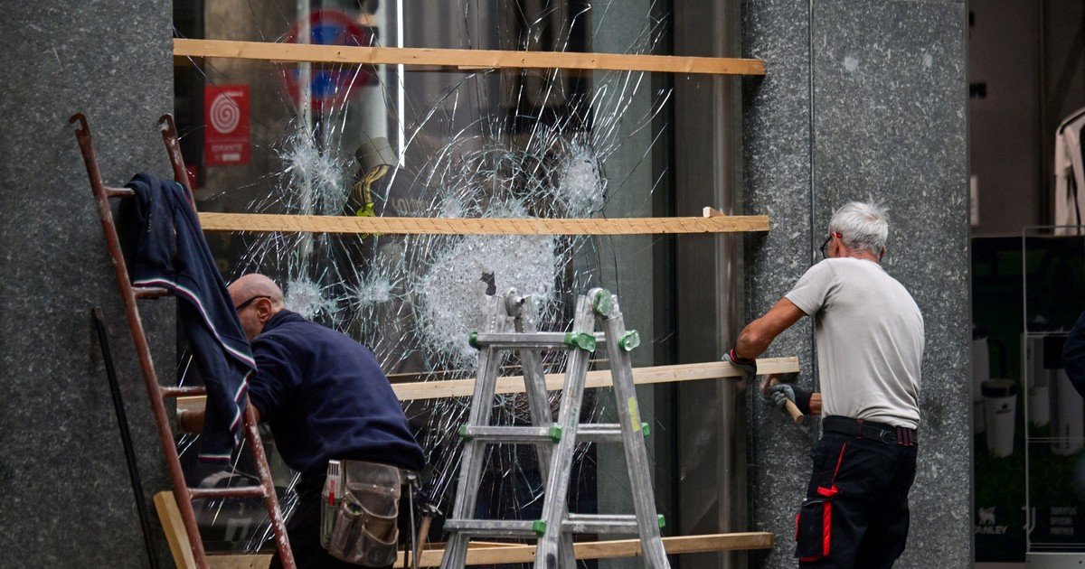 Italia: tras las violentas protestas, el gobierno de Giorgia Meloni evalúa un plan de acción y sumar tropas en Milán
