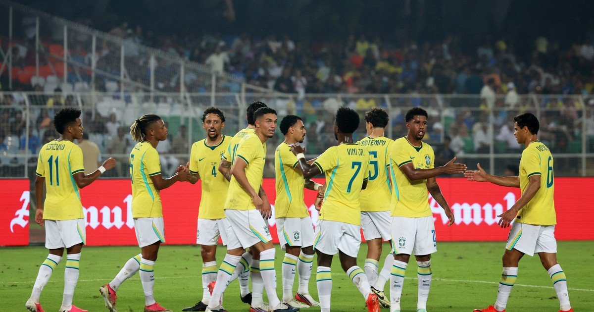 Brasil cerró la fecha FIFA con una goleada ante India y Ancelotti sumó otro triunfo