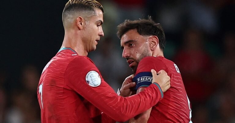 Bruno Fernandes habló de la crisis con Cristiano Ronaldo y pidió que Portugal "no se divida"