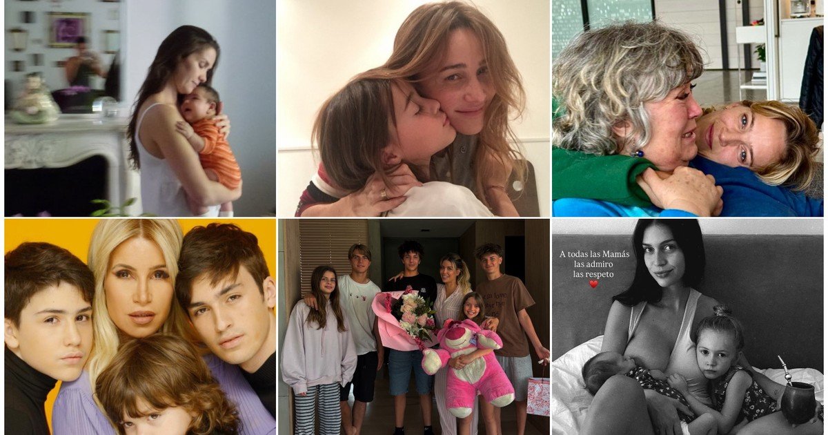 Día de la Madre: los mensajes y fotos de las famosas