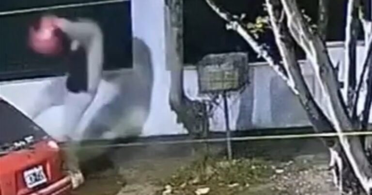 La golpeó con un casco, la pateó y la arrastró por el suelo: la brutal agresión de un hombre a su ex pareja en plena calle