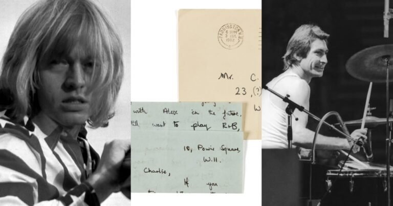Salió a la luz la carta inédita de Brian Jones para sumar a Charlie Watts a los Rolling Stones: “¡Nuestro baterista es pésimo!”