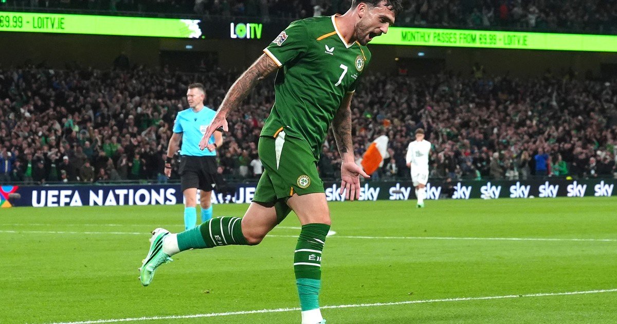 La obra de arte maradoneana en la Nations League: el golazo de Troy Parrott para Irlanda que no le alcanzó contra Austria