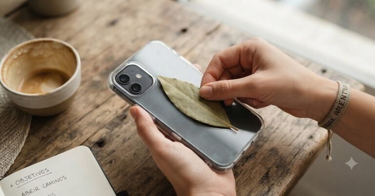 Poner una hoja de laurel seca en la funda del móvil: para qué sirve y por qué lo recomiendan